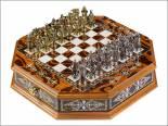 Шахматы Вавилон (цвет: командо, фигуры Османская империя)