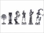 Фото Шахматы S модель (цвет: мазел матовый, фигуры Покровители Египта. Солнечные диски)