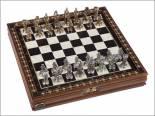 Шахматы Завоеватель (цвет: венге, фигуры Мария Стюарт)
